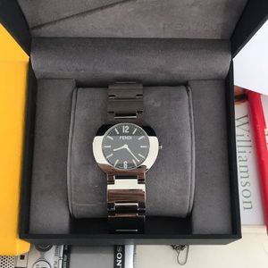 Fendi silver watch